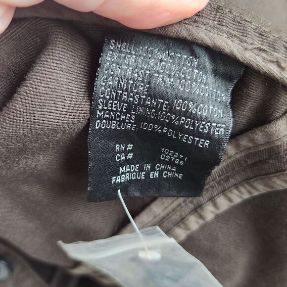 Rogue State Mens NWOT Brown Military/Utility Jacket-Cotton-Seam Details-Rugged L - Picture 11 of 15